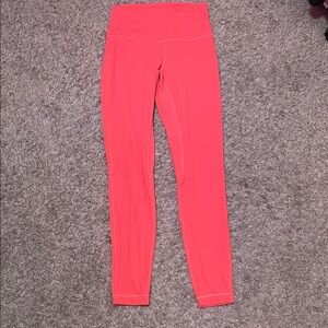 lululemon athletica Coral Pink Leggings